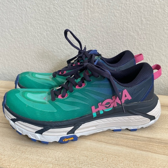 Hoka Mafate Speed 3 Shoes in Dazzling Blue Atlantis Trail Running Size 7.5 B - Picture 2 of 13